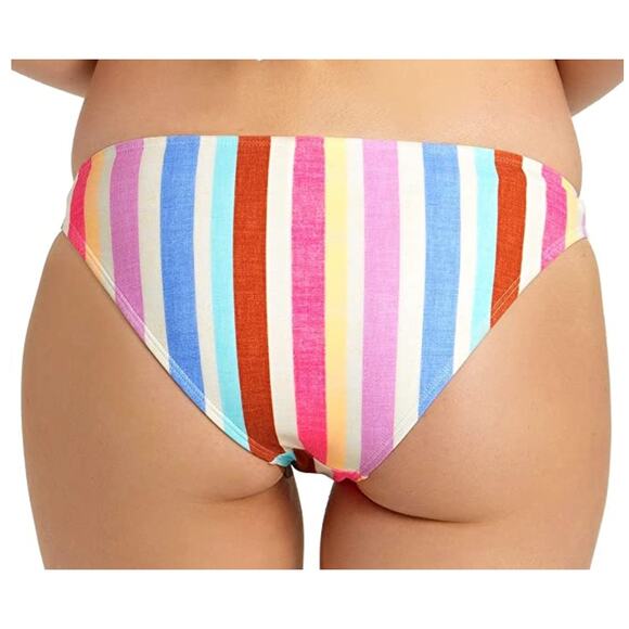 California Waves Womens Striped Ring Detail Swim Bottom Separates X-Large - Picture 2 of 3